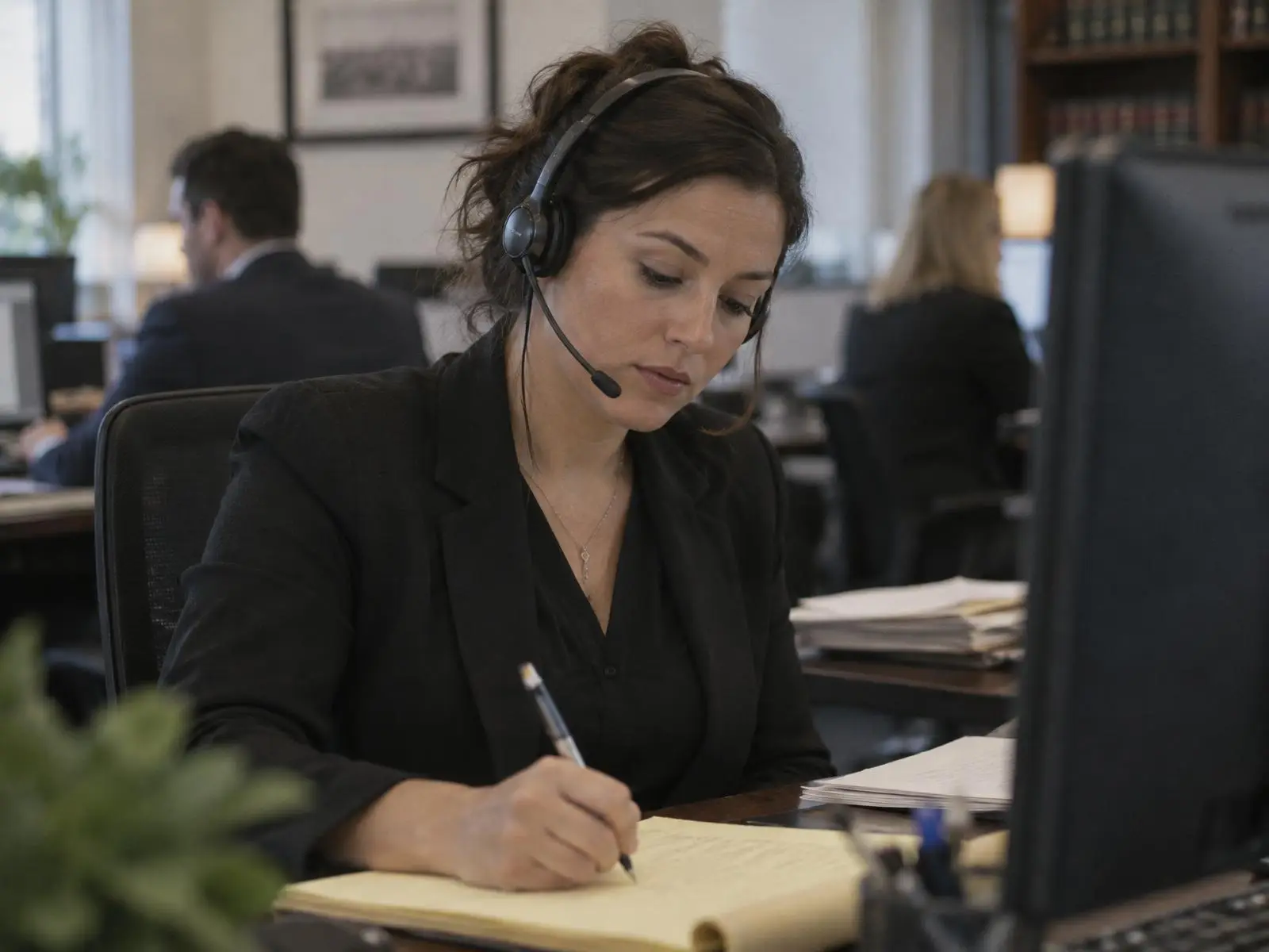 Law firm intake team handling calls